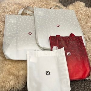 Lululemon shopping bags